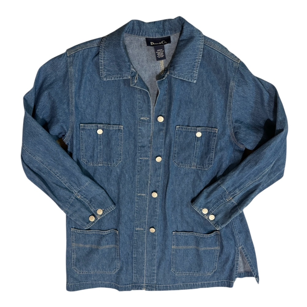 Denim&Co Blue Denim Jacket 100% Cotton